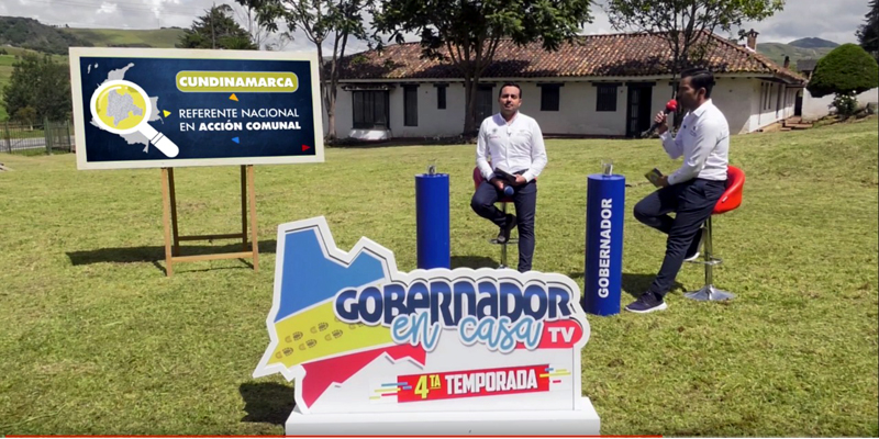Este domingo, en Gobernador en Casa TV, Cundinamarca más comunal