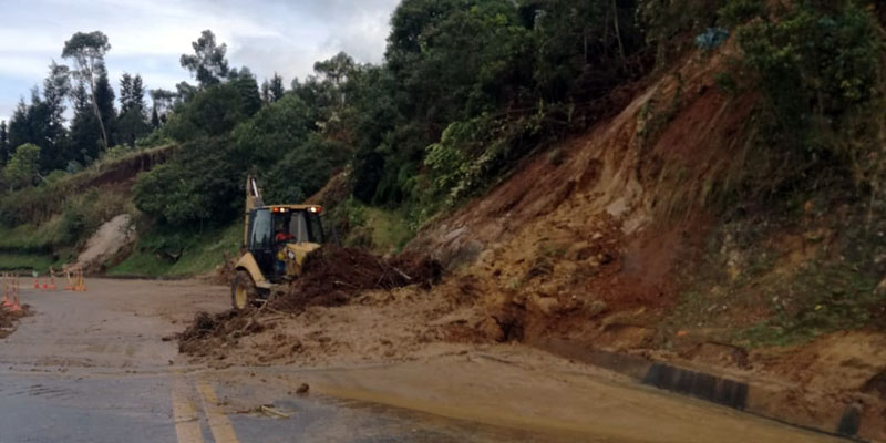 Cierre preventivo en las vías Mosquera - La Mesa y Sibaté - Fusagasugá por deslizamientos a causa de las fuertes lluvias
