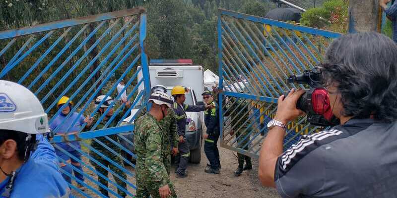 Gobierno departamental atiende emergencia en mina de carbón en Cucunubá