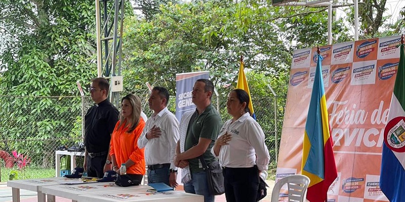 Imagen: Feria de servicios en la inspección San Pedro de Jagua, en Ubalá