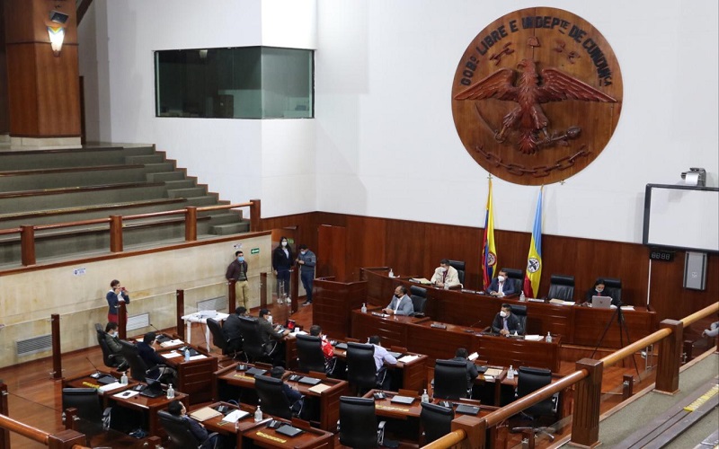 Este 21 de enero inician Sesiones extraordinarias la Asamblea de Cundinamarca







