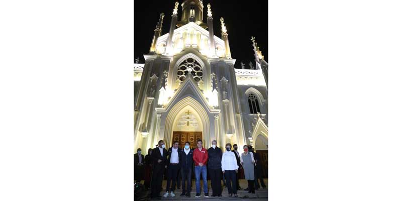 Gobernador de Cundinamarca entrega obras de restauración de la Basílica Menor Santo Cristo de Ubaté
