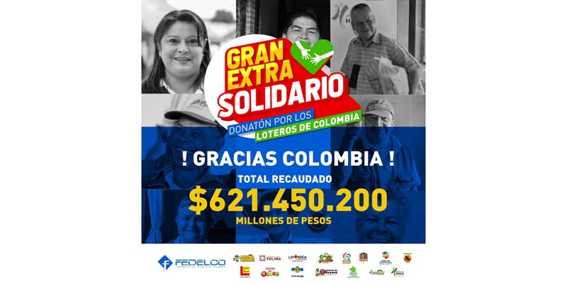 Más de $621 millones para los loteros de Colombia

