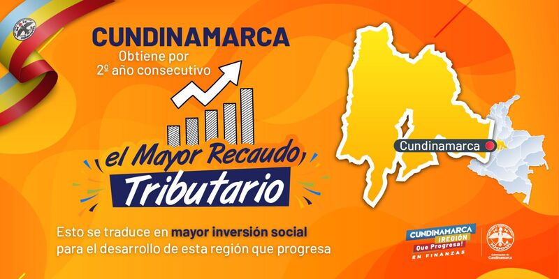 Cundinamarca, obtiene el primer lugar en el país en recaudo tributario