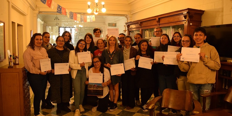 Así fue la experiencia de nuestros 15 bibliotecarios en Chile