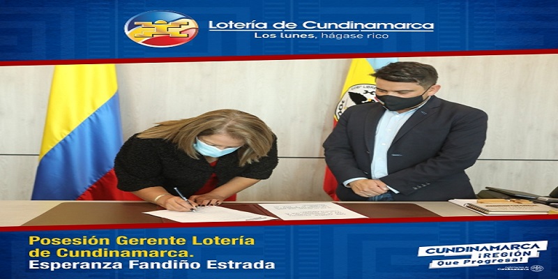 La Lotería de Cundinamarca tiene nueva Gerente







