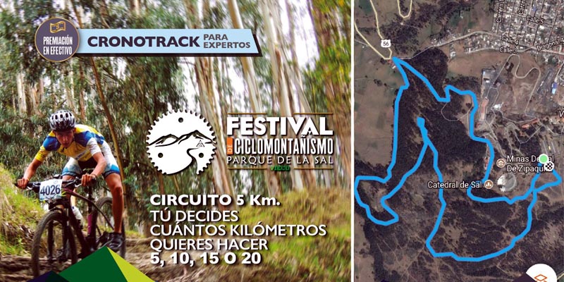 Este domingo, Festival de Ciclomontañismo en Parque de la Sal de Zipaquirá







































