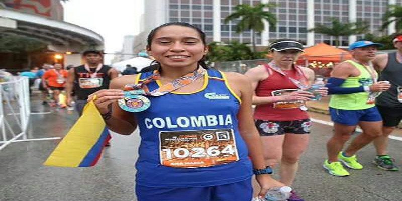 Atleta fusagasugueña se coronó campeona  de la Miami Marathon​