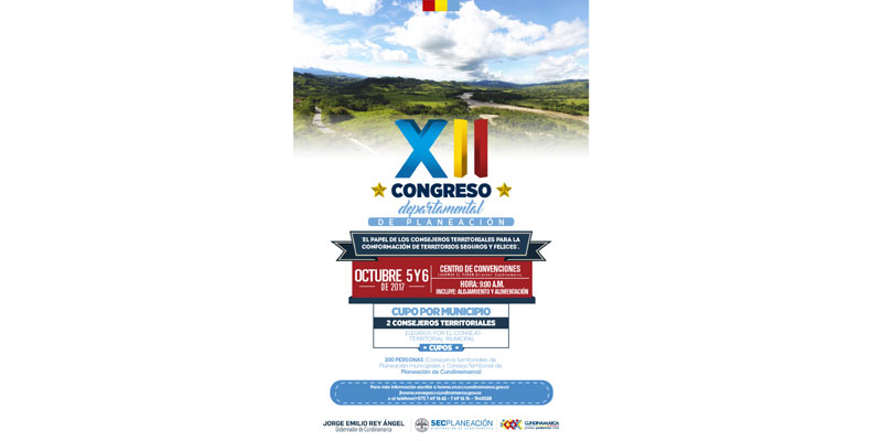 XII Congreso Departamental de Planeación en Girardot







































