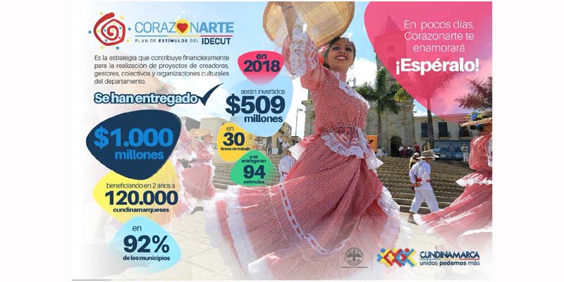 Corazonarte, una puerta abierta a los gestores culturales de Cundinamarca























