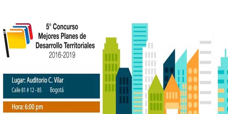 El DNP premiará mañana los mejores Planes de Desarrollo Territoriales del país 2016-2019
