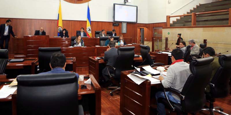 Balance positivo de las sesiones extraordinarias de la Asamblea de Cundinamarca















